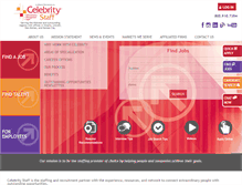 Tablet Screenshot of celebritystaff.com